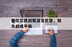乐鱼真人-爱尔兰挑战斯洛文尼亚，双方战成平局